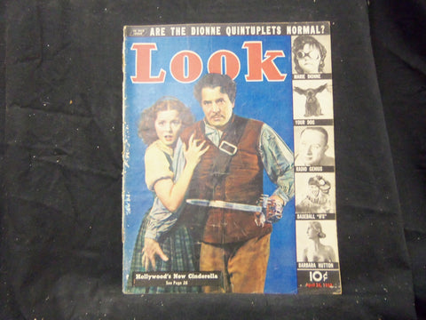 1938 APRIL 26 LOOK MAGAZINE - ARLEEN WHELAN - GREAT PHOTOS & ADS - ST 1414