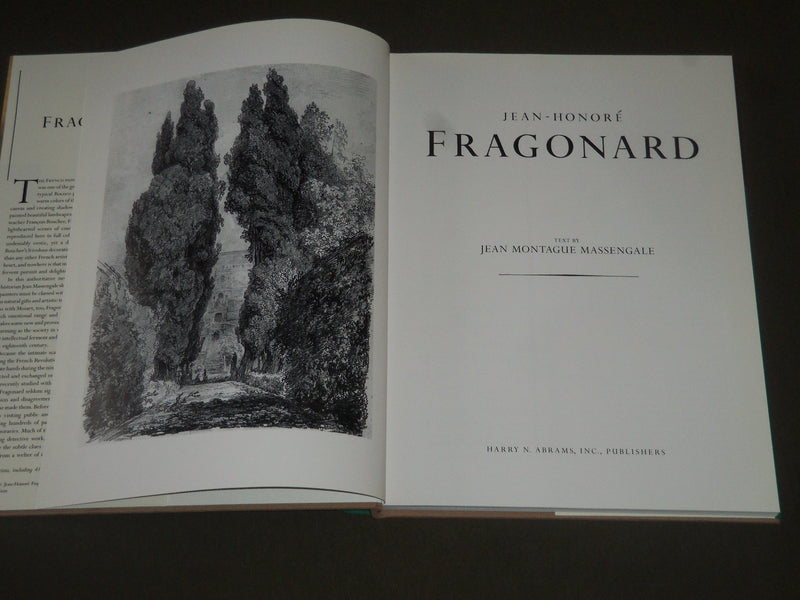 1993 JEAN-HONORE FRAGONARD BY JEAN MONTAGUE MASSENGALE BOOK - KD 4087