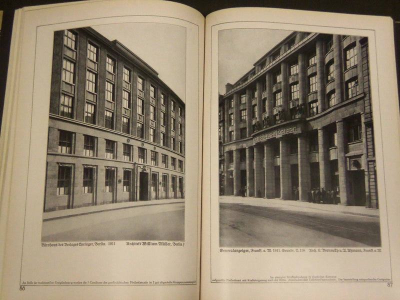 1929 BAUTEN DER ARBEIT UND DES VERKEHRS GERMAN SOFTCOVER BOOK - PHOTOS - J 2126