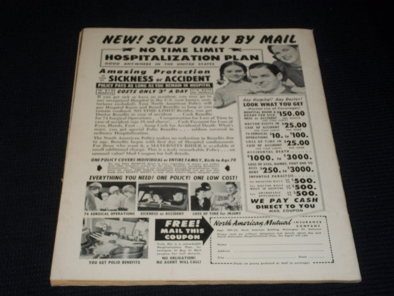 1950 OCTOBER BETWEEN US MAGAZINE - JOAN SMITH FRONT COVER - E 5072