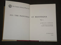1963 ALL THE PAINTINGS OF MANTEGNA VOLUME 1 & 2 - NICE PRINTS - J 5197