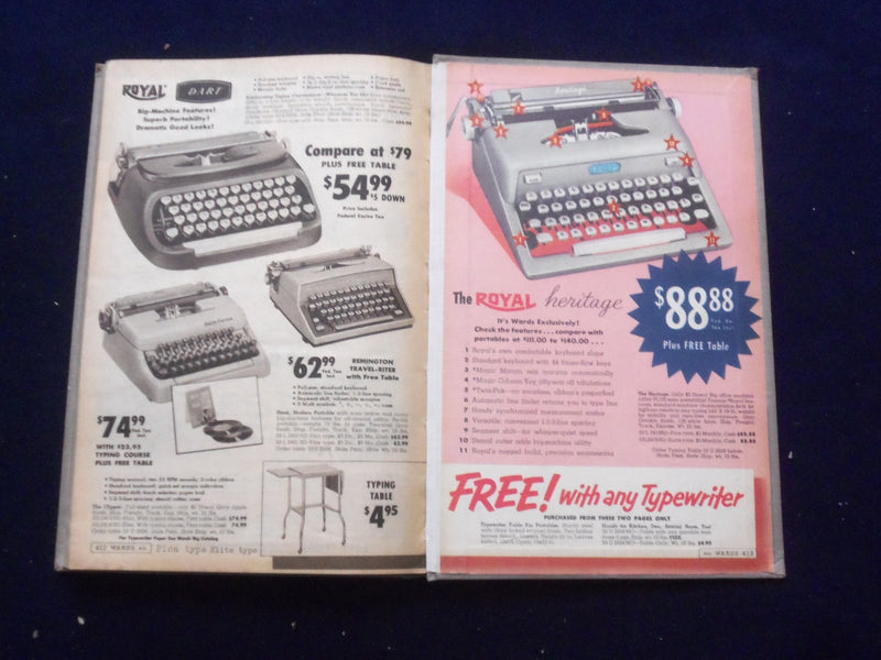 1960 WINTER MONTGOMERY WARD SALE CATALOG - HARDCOVER - KANSAS CITY,MO - J 8493
