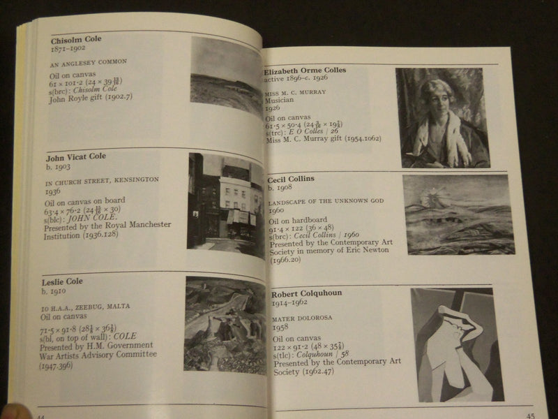 1976-1978 CONCISE CATALOGUE OF BRITISH PAINTINGS VOLUME 1 & 2 - KD 992