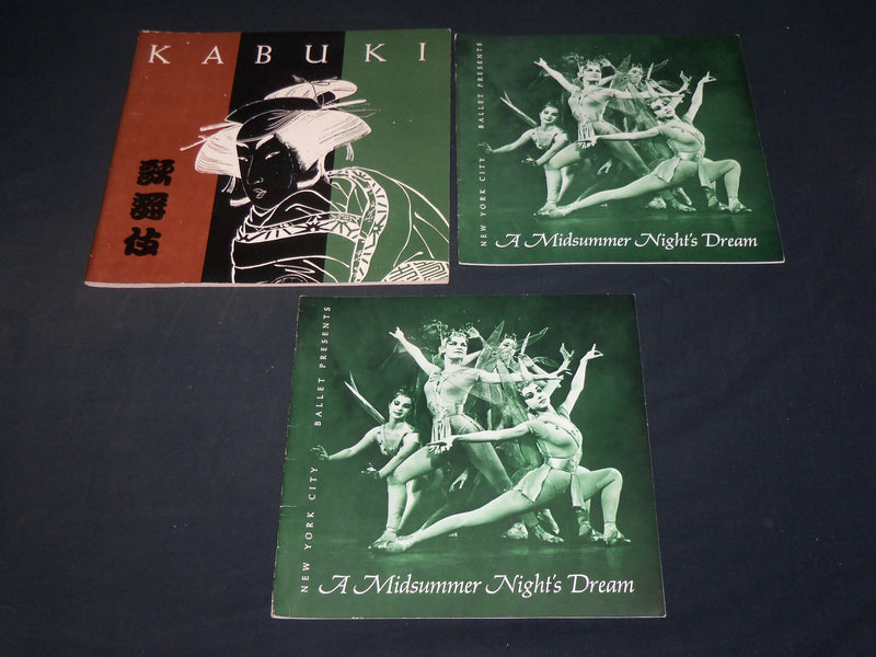 1950'S-1970'S ASSORTED BALLET PROGRAMS LOT OF 10 - O 2794