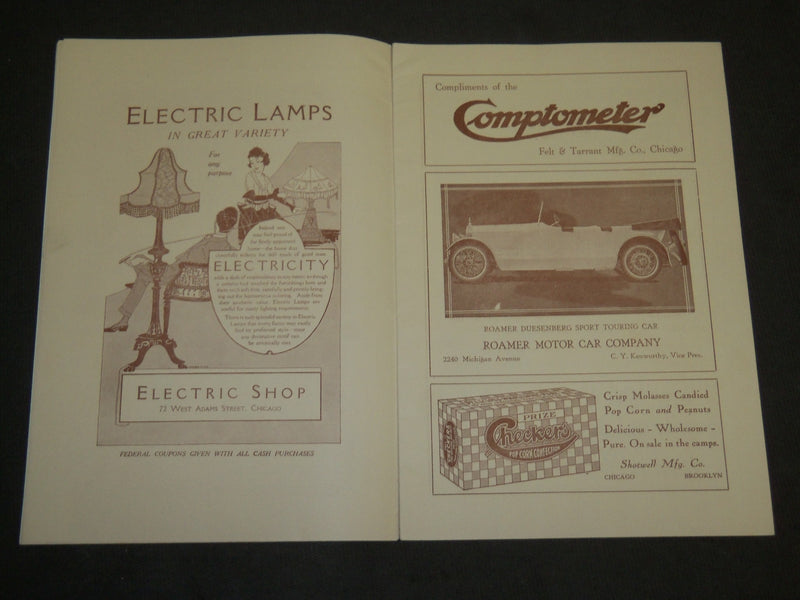 1918 FIRST ANNUAL ICE CARNIVAL AND DANCE PROGRAM - FORT SHERIDAN - J 3535