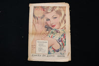 1945 MAY 13 THE AMERICAN WEEKLY MAGAZINE - HENRY CLIVE PAINTING COVER - E 26320