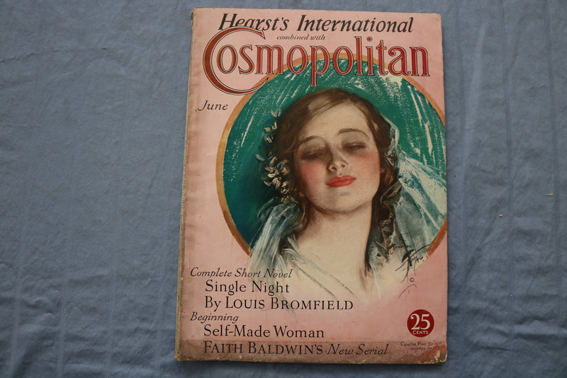 1932 JUNE COSMOPOLITAN MAGAZINE - HARRISON FISHER COVER - GREAT ADS - ST 1001T