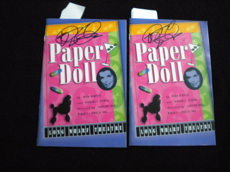 2003 PAPER DOLL PROGRAM- DIXIE CARTER & JOANNE GENELLE SIGNEE- LOT OF 2 - J 8302