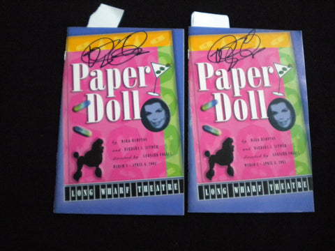 2003 PAPER DOLL PROGRAM- DIXIE CARTER & JOANNE GENELLE SIGNEE- LOT OF 2 - J 8302