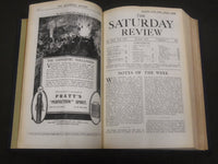 1921 SATURDAY REVIEW 2 BOUND VOLUMES - COMPLETE YR- PUBLISHED IN LONDON - R 1136