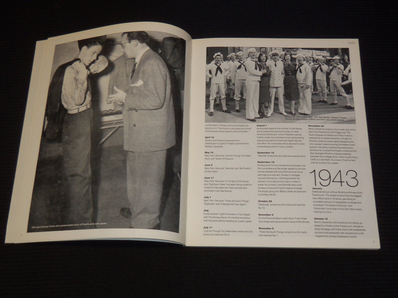 1995 FRANK SINATRA'S HIS LIFE AND TIMES BOOK BY FRED DELLAR - PHOTOS - J 9282