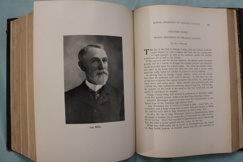 1908 THE HISTORY OF ORANGE COUNTY NEW YORK BY RUSSEL HEADLEY -HARDCOVER- KD 9676