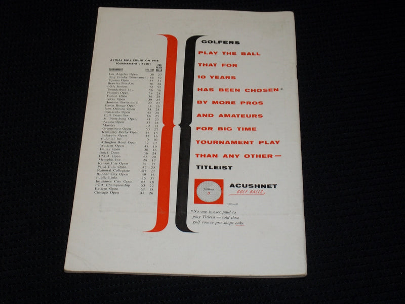 1958 DECEMBER GOLF DIGEST MAGAZINE - CHRISTMAS CLUBS FRONT COVER - E 5471