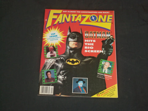 1989 SUMMER FANTAZONE MAGAZINE - 1ST ISSUE - BATMAN - B 4957
