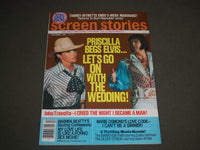 1976 DECEMBER SCREEN STORIES MAGAZINE - PRISCILLA & ELVIS PRESLEY COVER - M 203