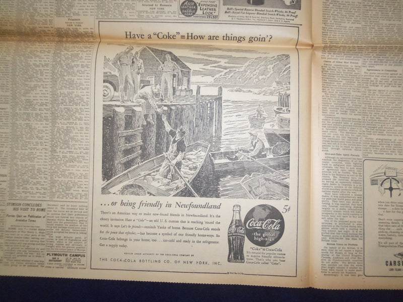 1944 JULY 8 NEW YORK TIMES - SUPERFORTS AGAIN BOMB 2 BASES IN JAPAN - NP 6587