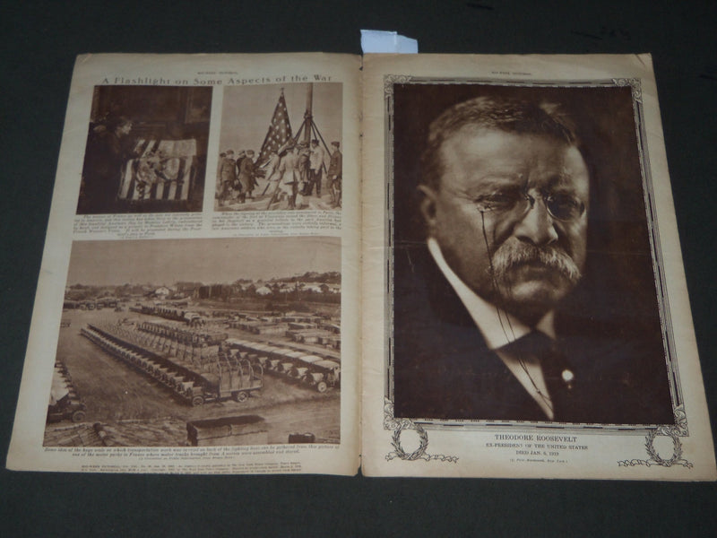 1919 JANUARY 16 MID-WEEK PICTORIAL MAGAZINE SECTION - WATCH ON THE RHINE- J 3262