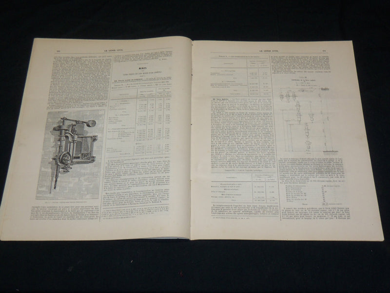 1867 LE GENIE CIVIL FRENCH INDUSTRIES MAGAZINE LOT OF 13 ISSUES - NP 5364
