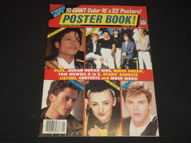 1984-1985 FALL/WINTER TEEN SET POSTER BOOK! MAGAZINE - MICHAEL JACKSON - E 14875