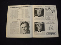 1971 OCTOBER 8 BOSTON BRAVES VS. CLEVELAND BARONS AHL HOCKEY PROGRAM - SP 3624G