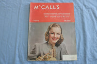 1940 MARCH MCCALL'S MAGAZINE - ELIZABETH ALEXANDER - JOHN P. MARQUAND - SP 4785Z