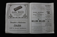 1910 SEPTEMBER 10 GET RICH QUICK WALLINGFORD PROGRAM - GEORGE M. COHAN - K 1962
