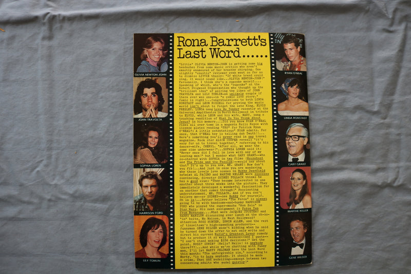 1978 FEBRUARY RONA BARRETT'S GOSSIP MAGAZINE - CHERYL LADD COVER - E 18689