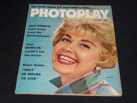 1959 OCTOBER PHOTOPLAY MAGAZINE - DORIS DAY FRONT COVER - E 16752