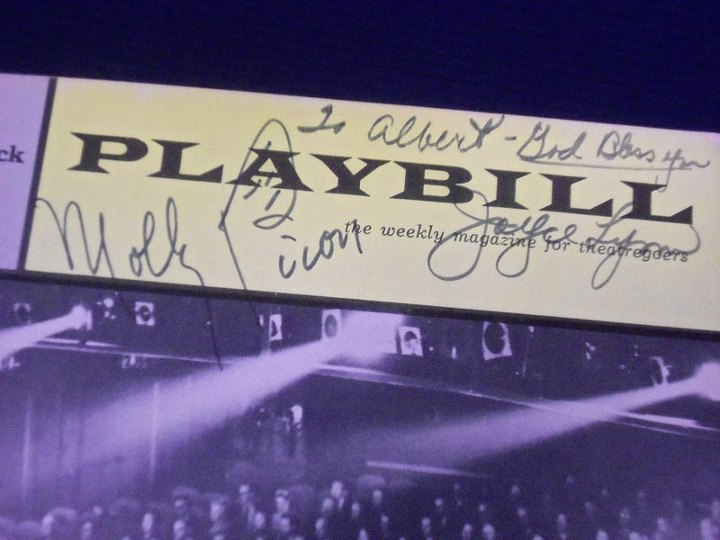 1963 JAN 21 PLAYBILL MILK & HONEY SIGNED BY MOLLY PICON & JOYCE LYNN - J 1770