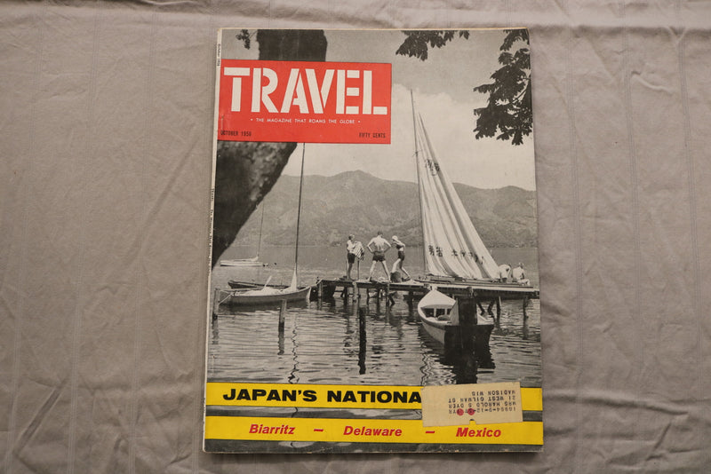 1956 OCTOBER TRAVEL MAGAZINE - JAPAN'S NATIONAL PARKS COVER - B 454G