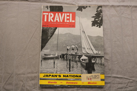 1956 OCTOBER TRAVEL MAGAZINE - JAPAN'S NATIONAL PARKS COVER - B 454G