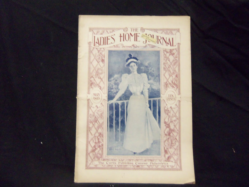1895 MAY LADIES' HOME JOURNAL MAGAZINE - GREAT ILLUSTRATIONS & ADS - ST 1543