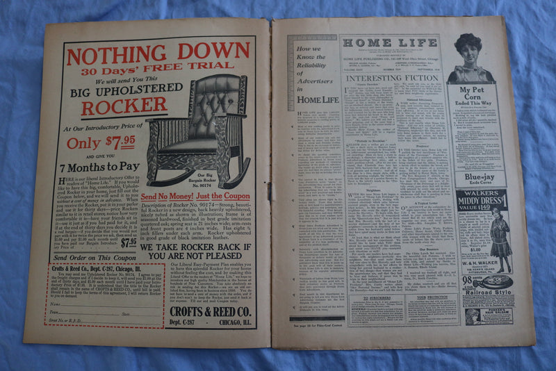 1916 SEPTEMBER HOME LIFE MAGAZINE-GREAT COVER-ILLUSTRATIONS/STORIES/ADS-SP 4784T