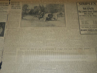 1909 SEPTEMBER 9 THE BOSTON HERALD - PEARY STORY OF DASH TO NORTH POLE - BH 202