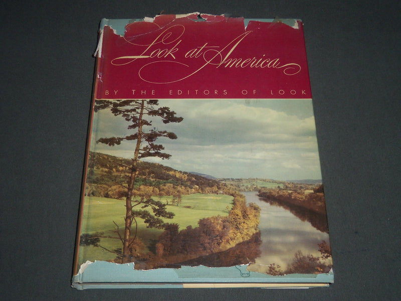 1946 LOOK AT AMERICA BY LOOK EDITORS HARDCOVER BOOK - GREAT PHOTOS - I 742