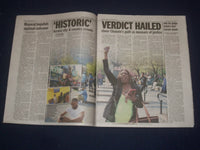 2021 APRIL 21 NEW YORK DAILY NEWS NEWSPAPER - DEREK CHAUVIN CONVICTED OF MURDER