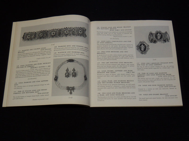 1966-1975 FINE WATCHES AND VERTU AUCTION CATALOGS LOT OF 7 - O 2820B