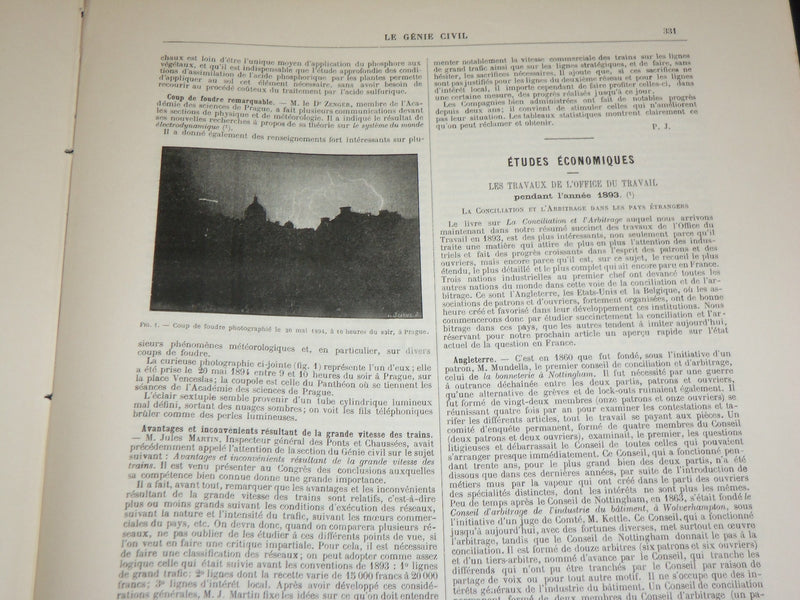 1867 LE GENIE CIVIL FRENCH INDUSTRIES MAGAZINE LOT OF 13 ISSUES - NP 5364