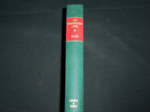 1969 THE ROMANESQUE LYRIC HARDCOVER BOOK BY PHILIP SCHUYLER ALLEN - KD 6653