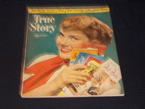 1949 AUGUST TRUE STORY MAGAZINE - NICE FASHION FRONT COVER - E 15100