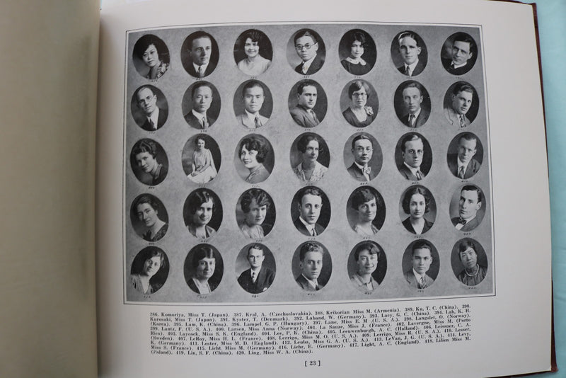 1929 INTERNATIONAL HOUSE YEARBOOK - NEW YORK - SOFTCOVER - YB 3592