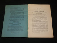 1937-1939 THE JOURNAL OF SOCIAL HYGIENE MAGAZINE LOT OF 4 ISSUES - O 1858
