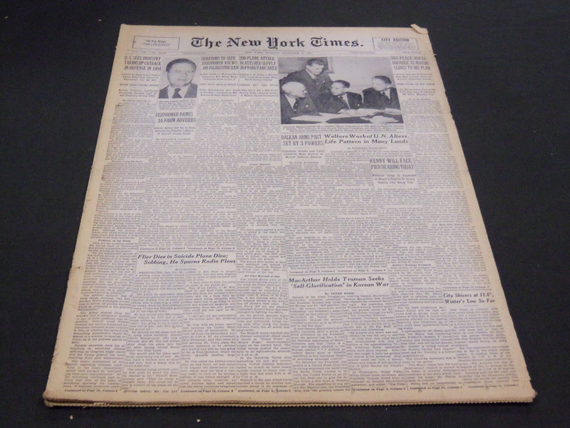 1952 DEC 29 NEW YORK TIMES - KENNY WILL FACE PIER HEARING TODAY - NT 4555