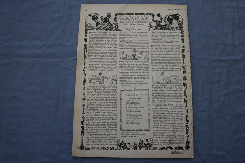1929 SEPTEMBER THE MODERN PRISCILLA MAGAZINE - CLOTHES FOR EARLY FALL - SP 4783E