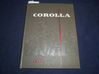 1955 THE COROLLA UNIV. OF ALABAMA YEARBOOK - TUSCALOOSA, AL- BART STARR -YB 2428