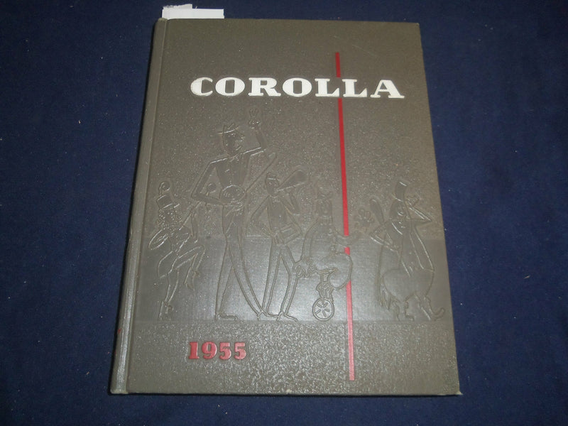 1955 THE COROLLA UNIV. OF ALABAMA YEARBOOK - TUSCALOOSA, AL- BART STARR -YB 2428