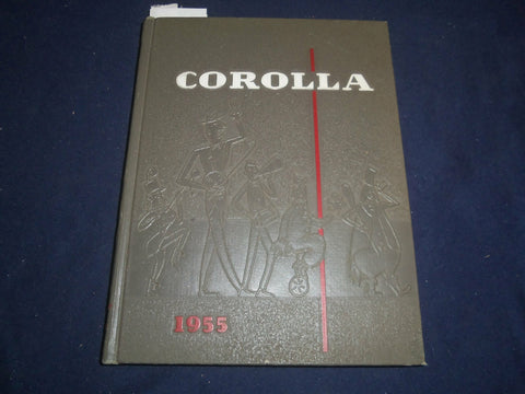 1955 THE COROLLA UNIV. OF ALABAMA YEARBOOK - TUSCALOOSA, AL- BART STARR -YB 2428