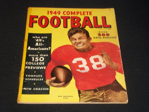 1949 FALL 1949 COMPLETE FOOTBALL MAGAZINE - DICK MCKISSACK COVER - E 7948