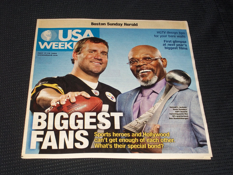 2009 JULY 17 BOSTON SUNDAY HERALD USA MAGAZINE - SAMUEL L. JACKSON - E 4909