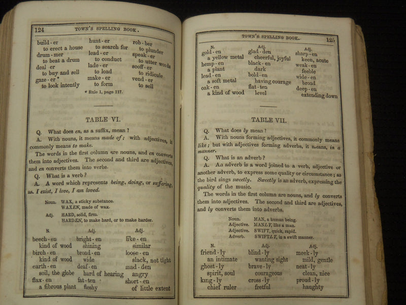 1846-1859 TOWN'S NEW SPELLER AND DEFINER BOOK LOT OF 2 - K 2184